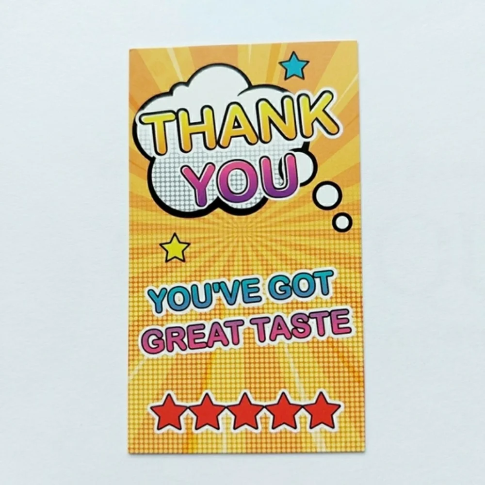 ♥️ 5x25 / 50 Thank you cards